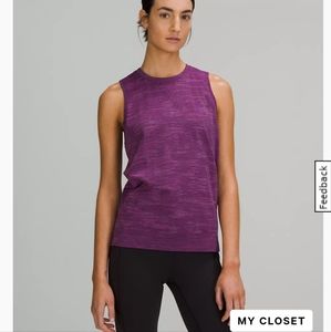 Swiftly breathe relaxed fit lululemon tank